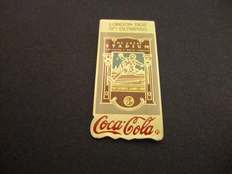 Olympische Spelen Londen 1908 sponsor Coca Cola